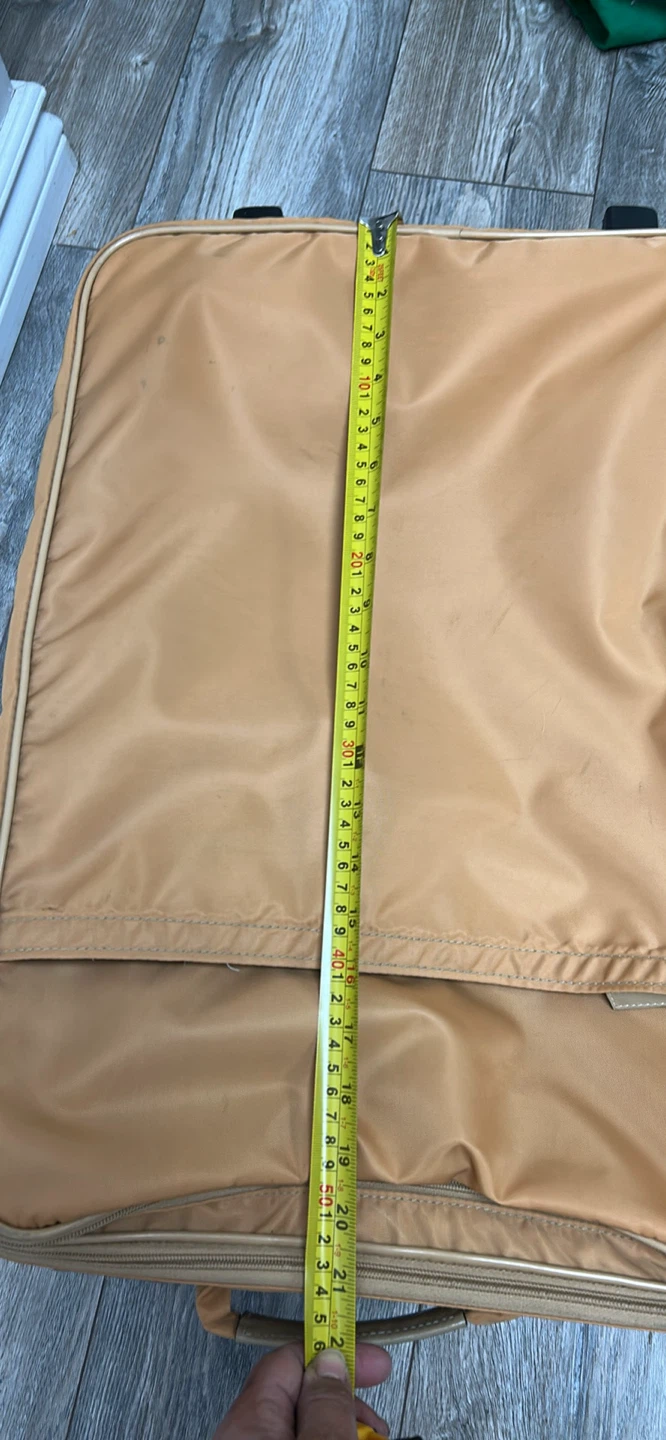Tan Rolling Carry-On Suitcase - photo 4