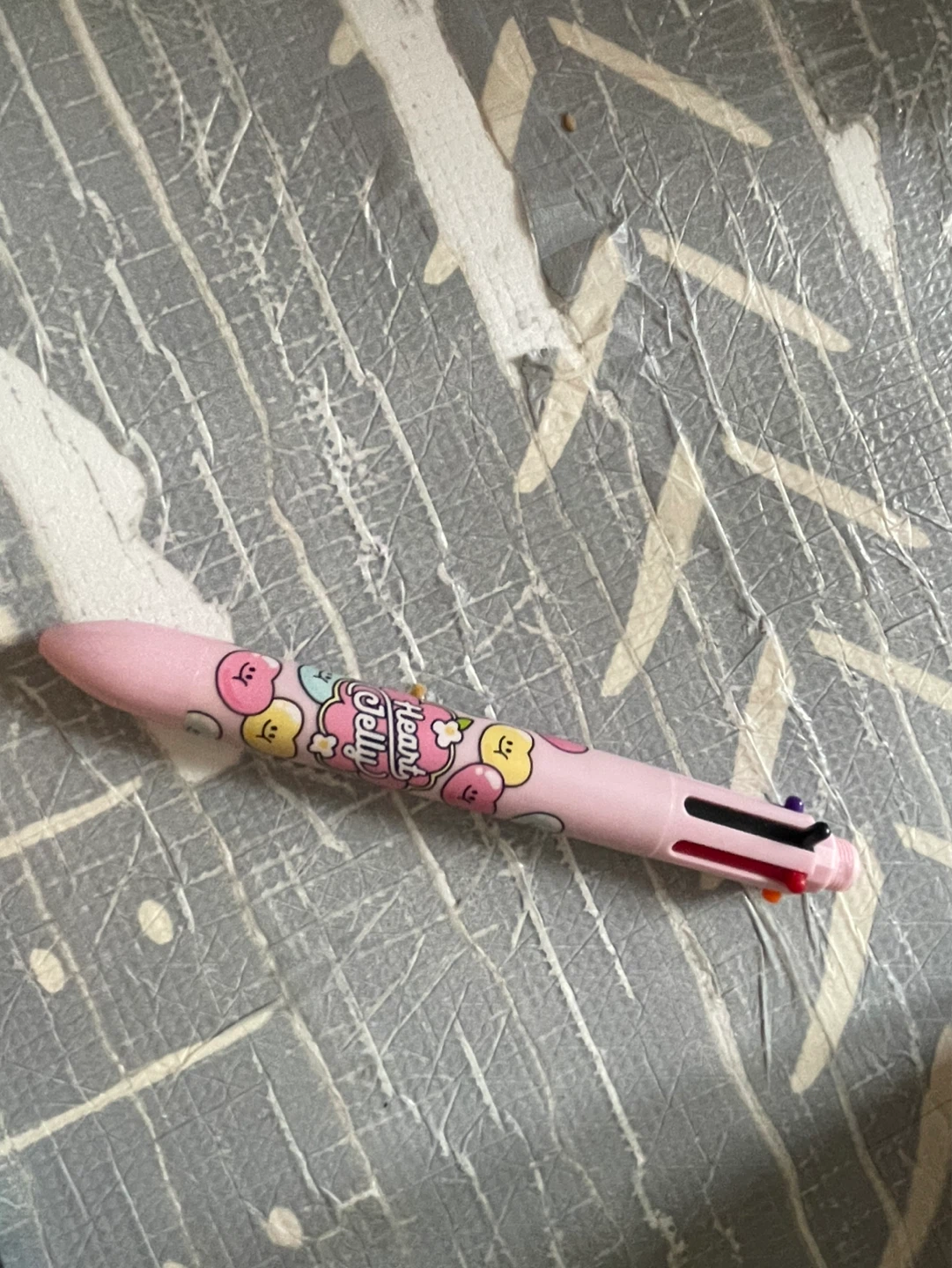 ⚽️Heart Jelly Multi-Color Pen