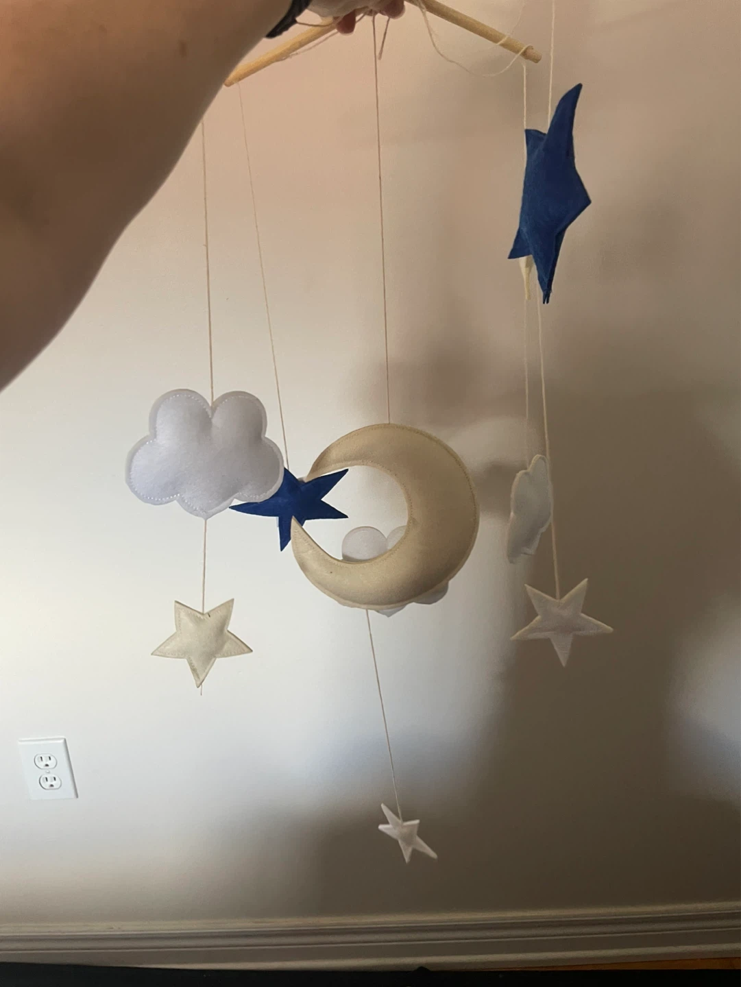 Moon and Stars Baby Mobile ⚽