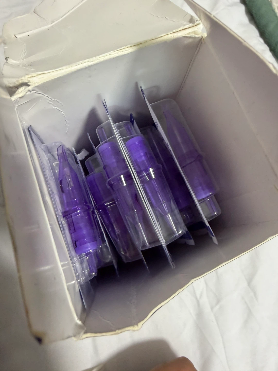 Purple Tattoo Needles (Pack of 50)
