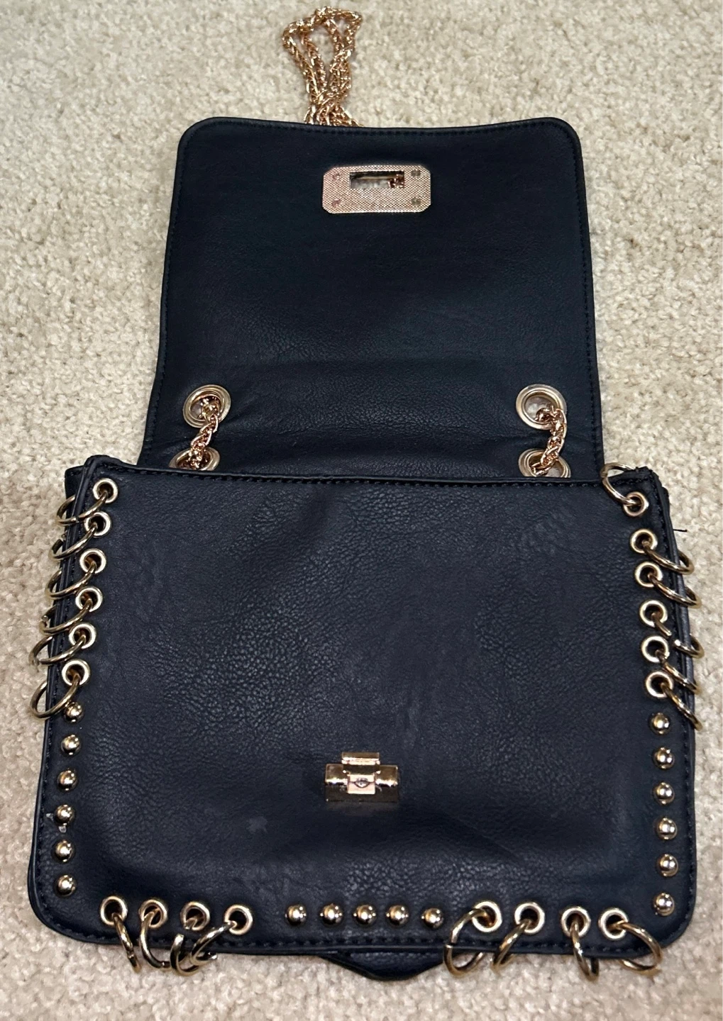 Black Bag with Gold Accents - photo 3