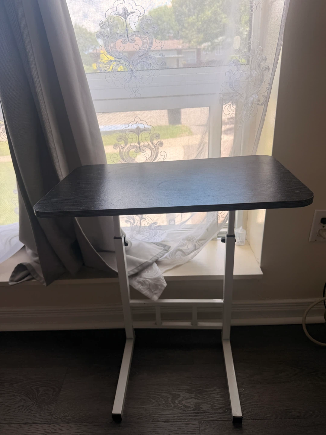 Adjustable Height Side Table