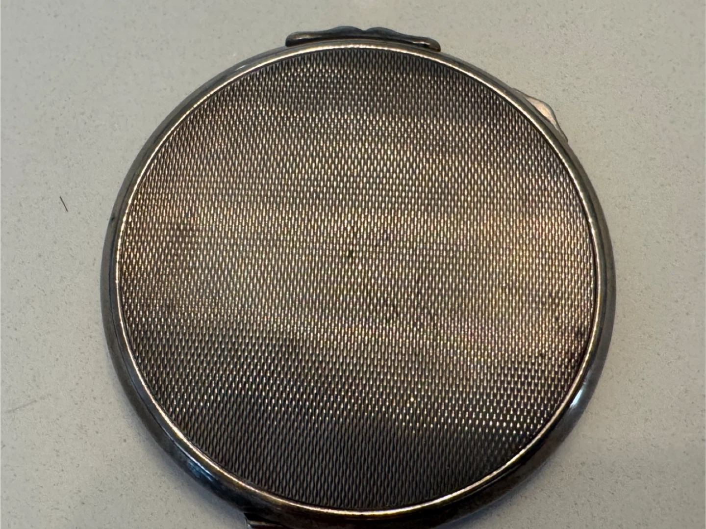 Vintage 3” MCM British Sterling Silver Powder Compact - photo 3