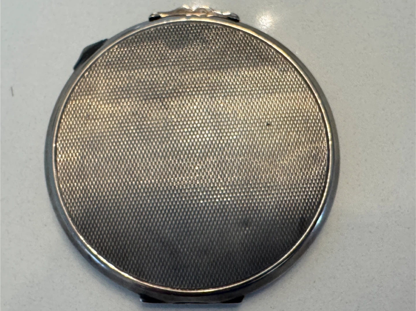 Vintage 3” MCM British Sterling Silver Powder Compact - photo 2
