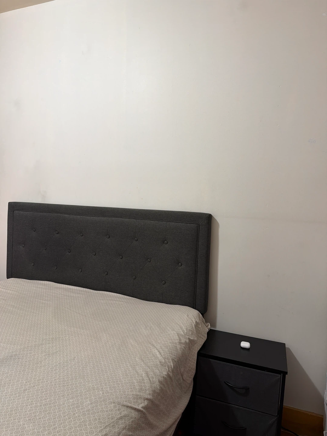 2-Drawer Fabric Storage Nightstand and bed frame - photo 5