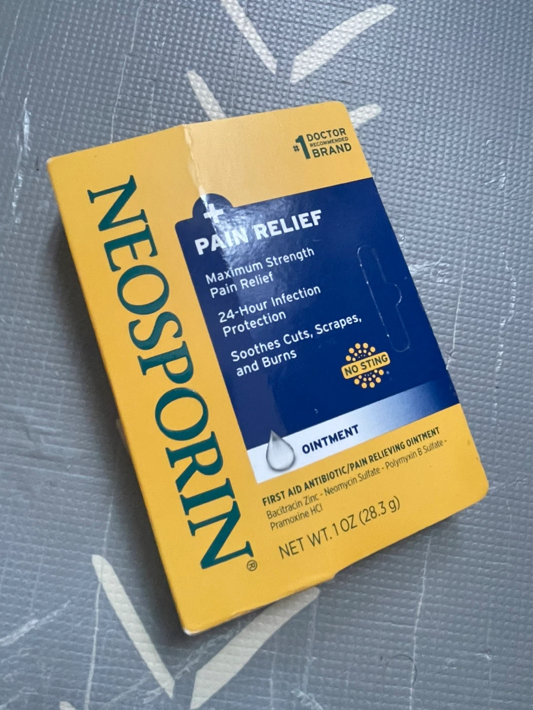 ⚽️Neosporin Pain Relief Ointment 1 OZ