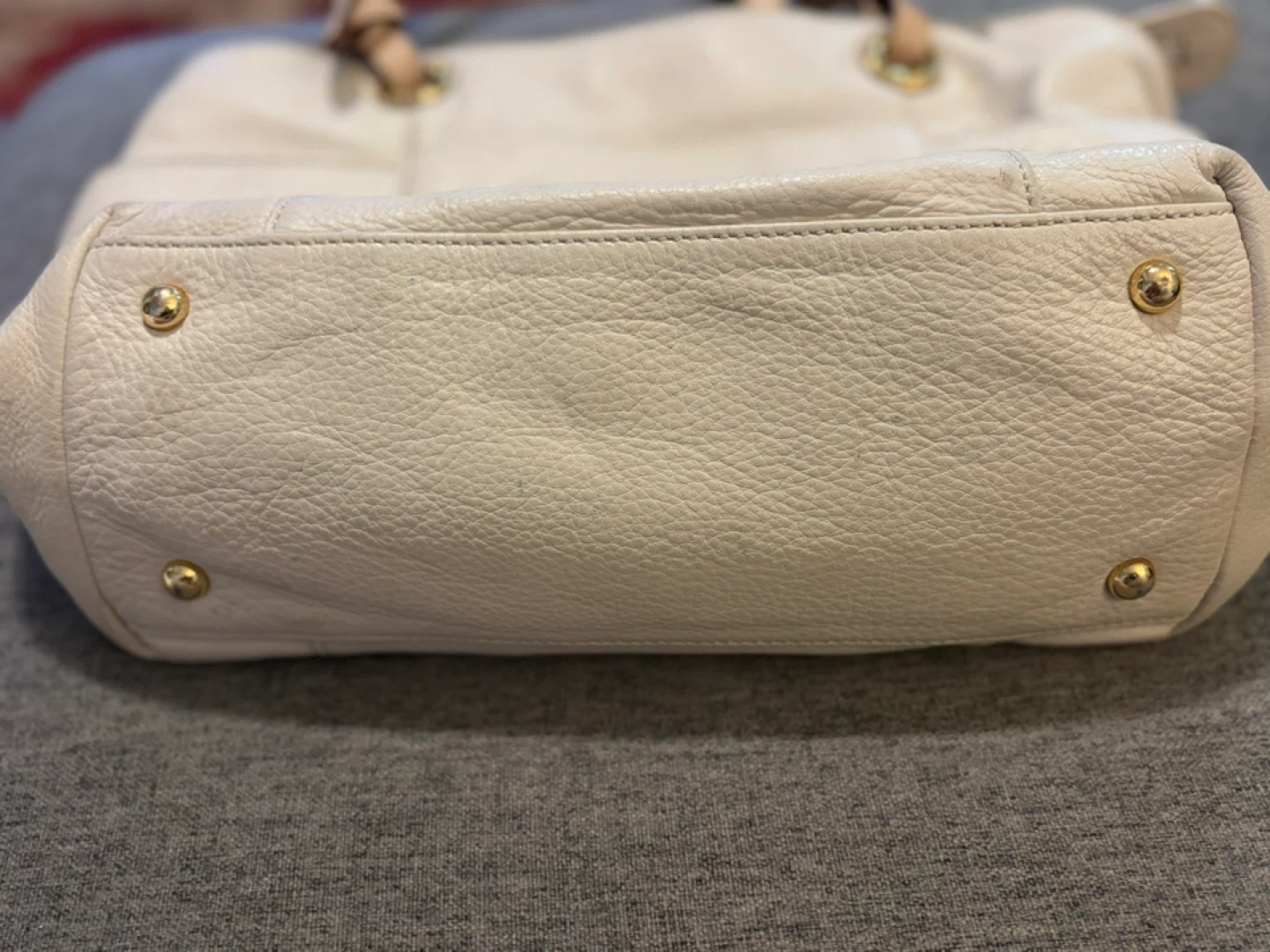 Michael Kors Cream Leather Tote Bag - photo 5