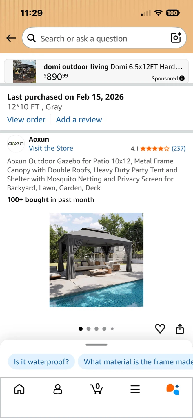 10 x 12 Gazebo