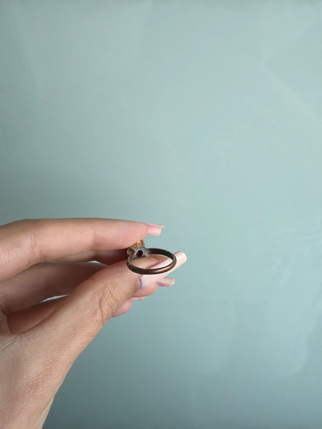 ring with red stone ⚽️ - photo 3