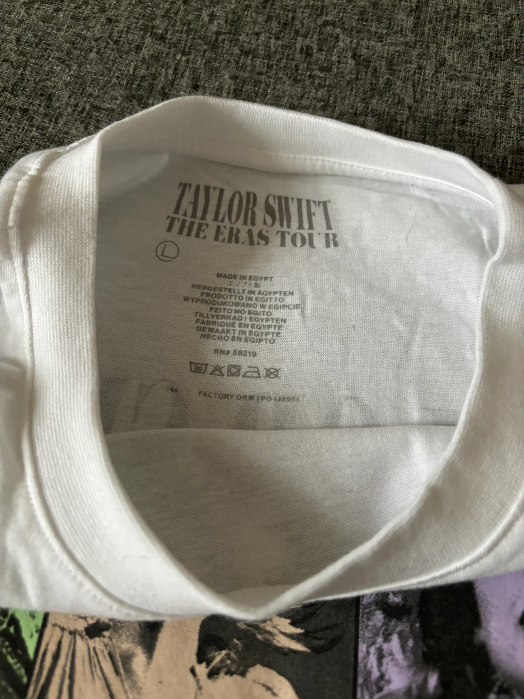 Taylor Swift The Eras Tour White T-Shirt - photo 2