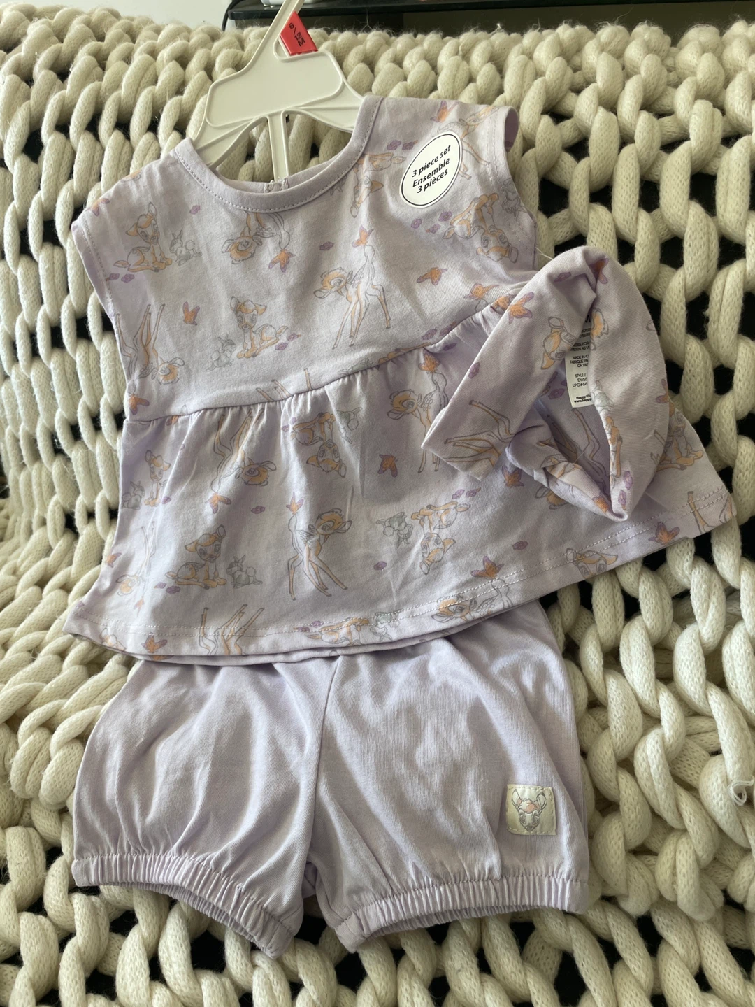 ⚽️ NWT Baby Bambi 3-Piece Outfit 6-12M