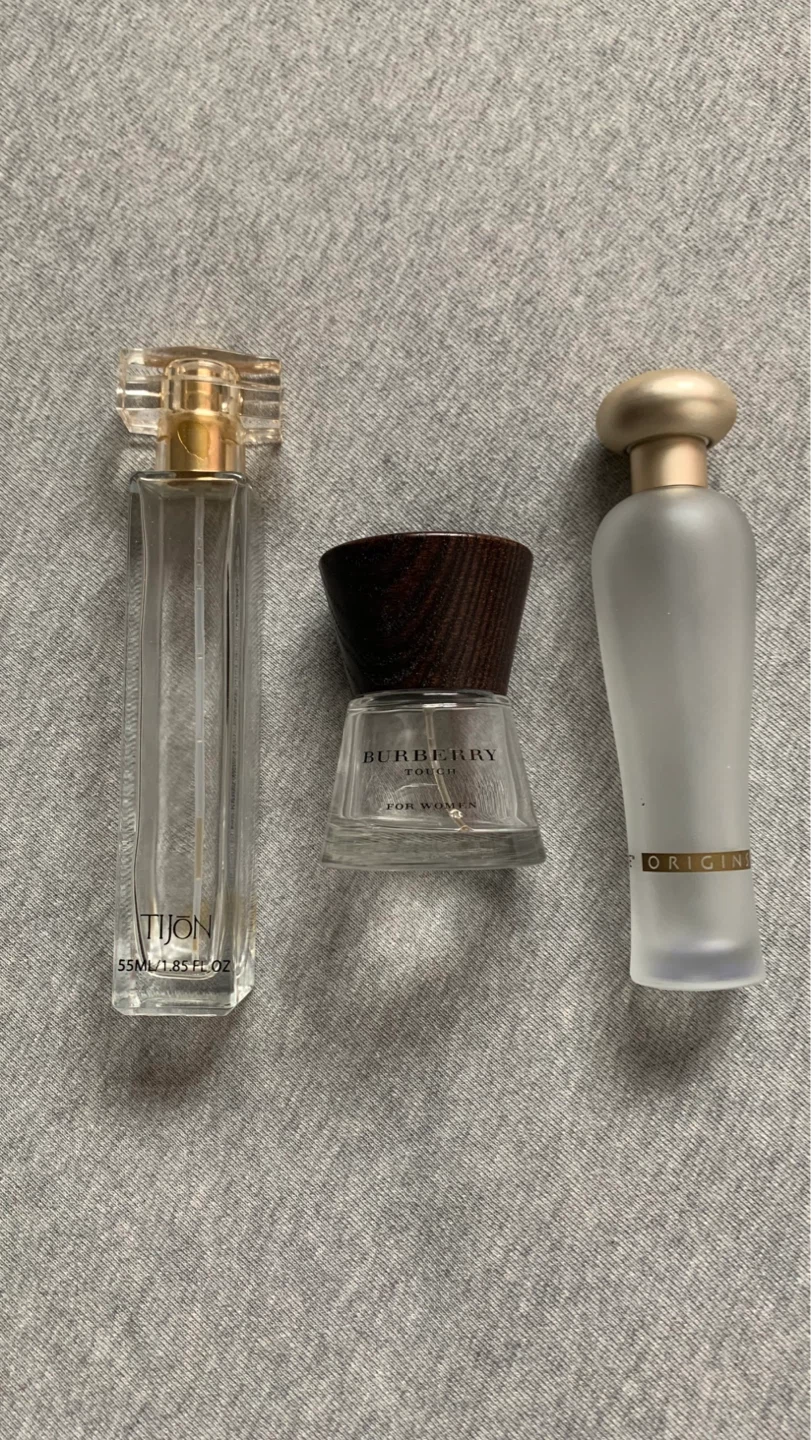 3 Empty Perfume Bottles ⚽️