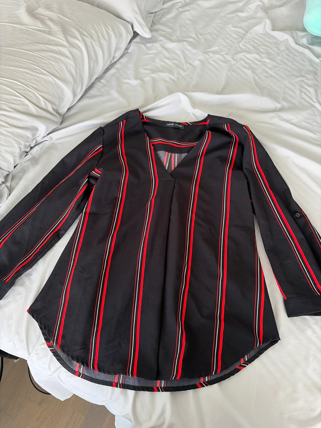 Mandy Evans Striped Blouse ⚽️ - photo 2