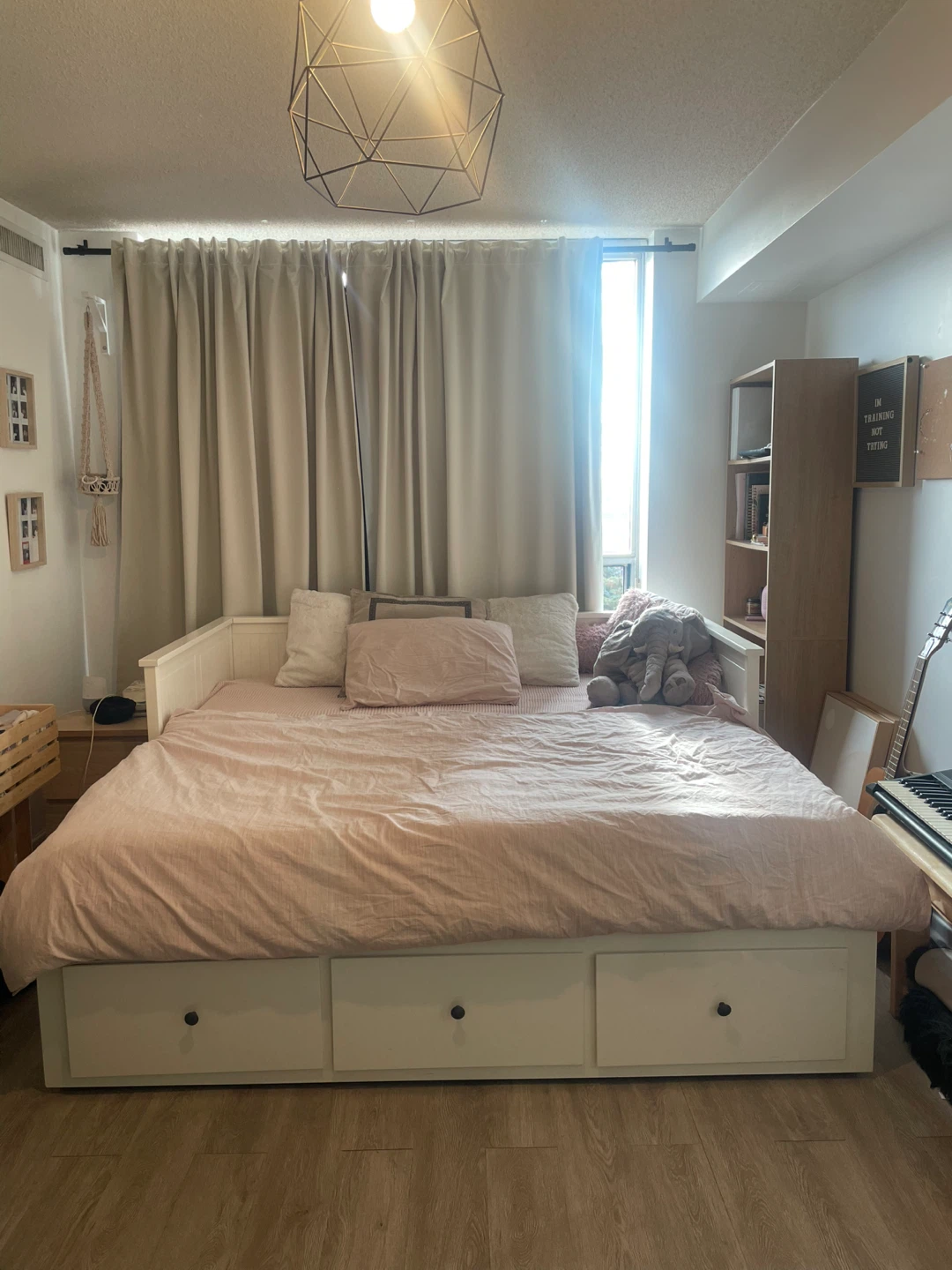 White IKEA Daybed with Storage Drawers - photo 2