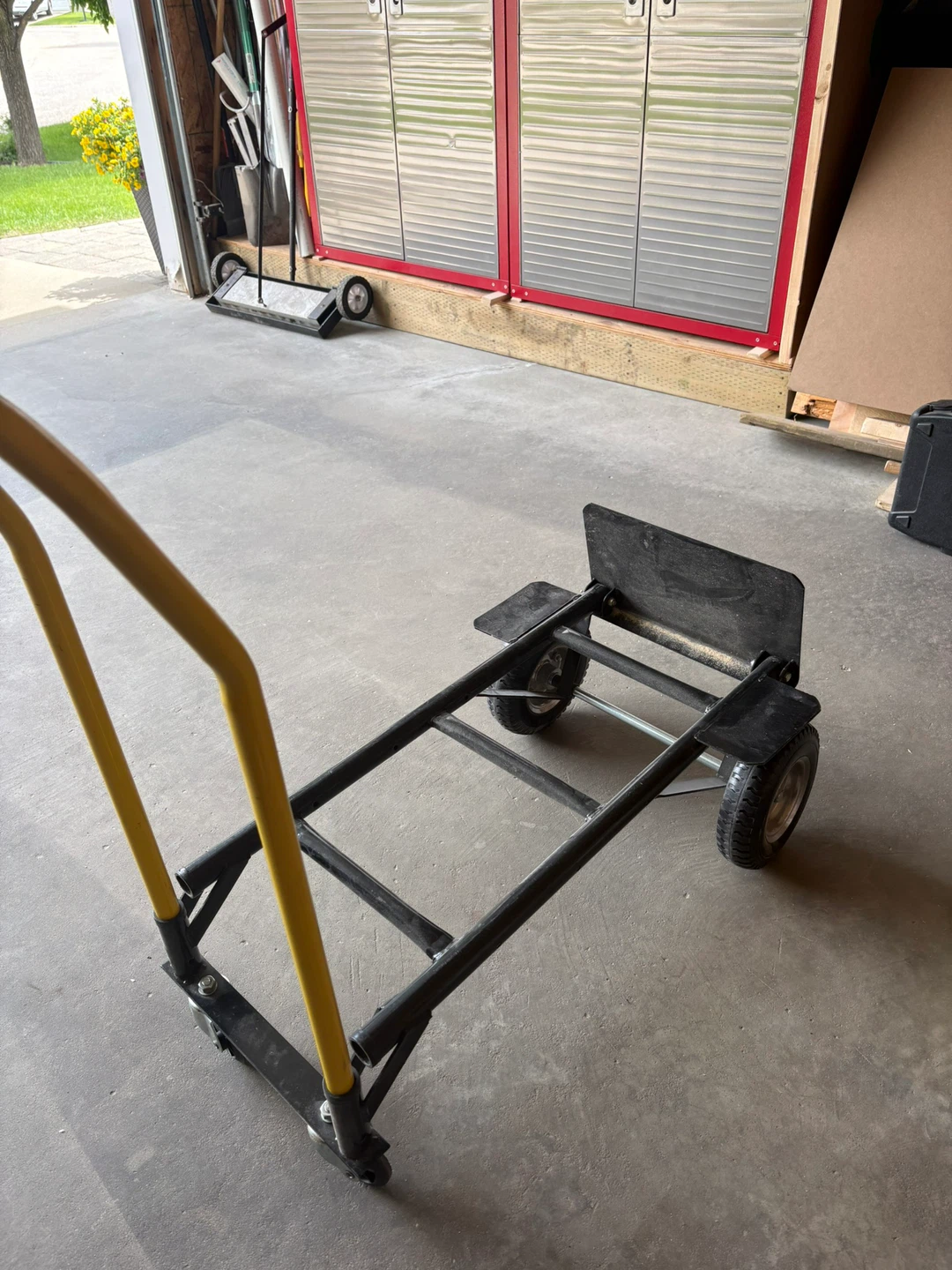 Hand Truck Dolly with Yellow Handles