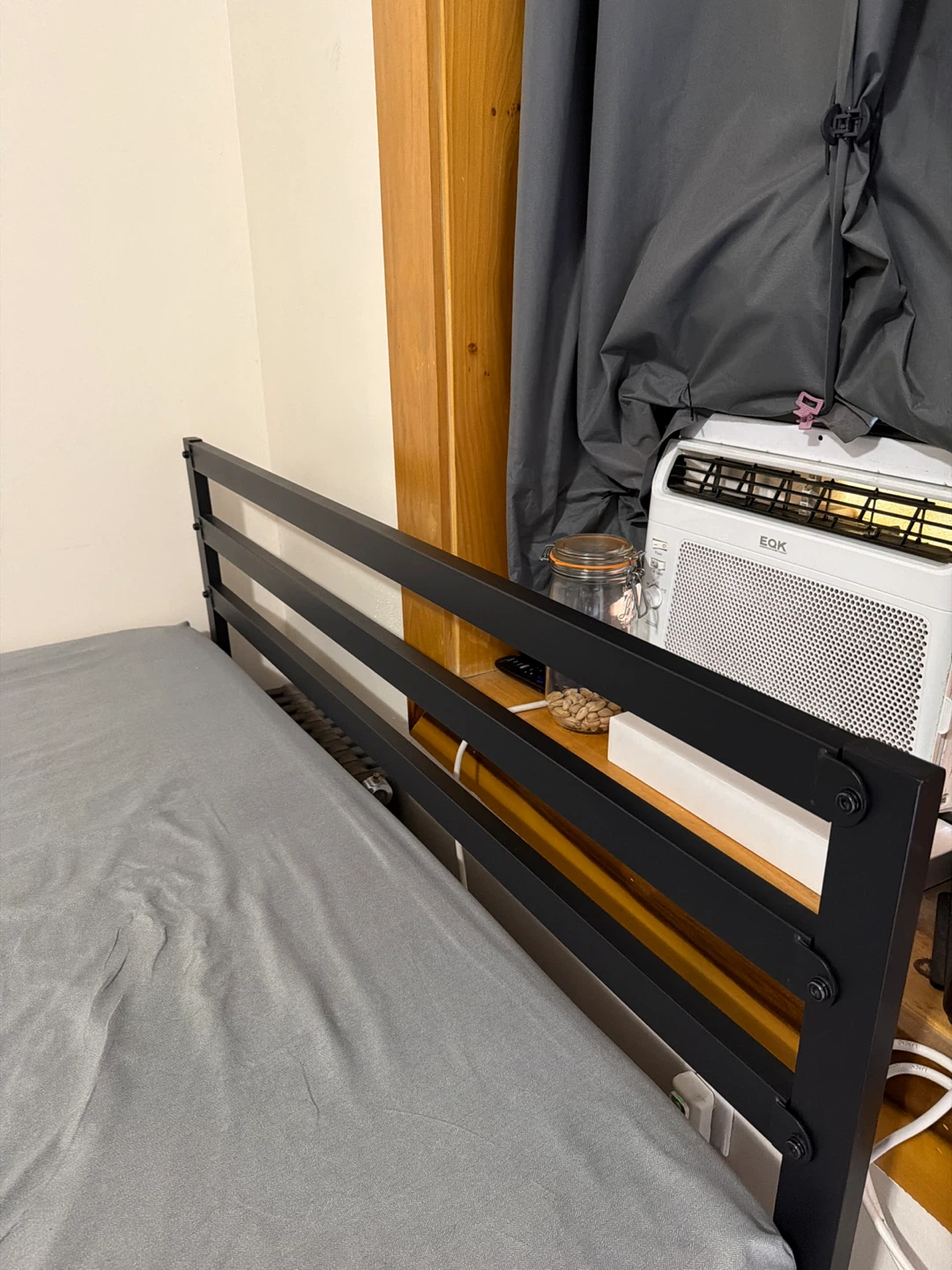 Black Metal Bed Frame - photo 3