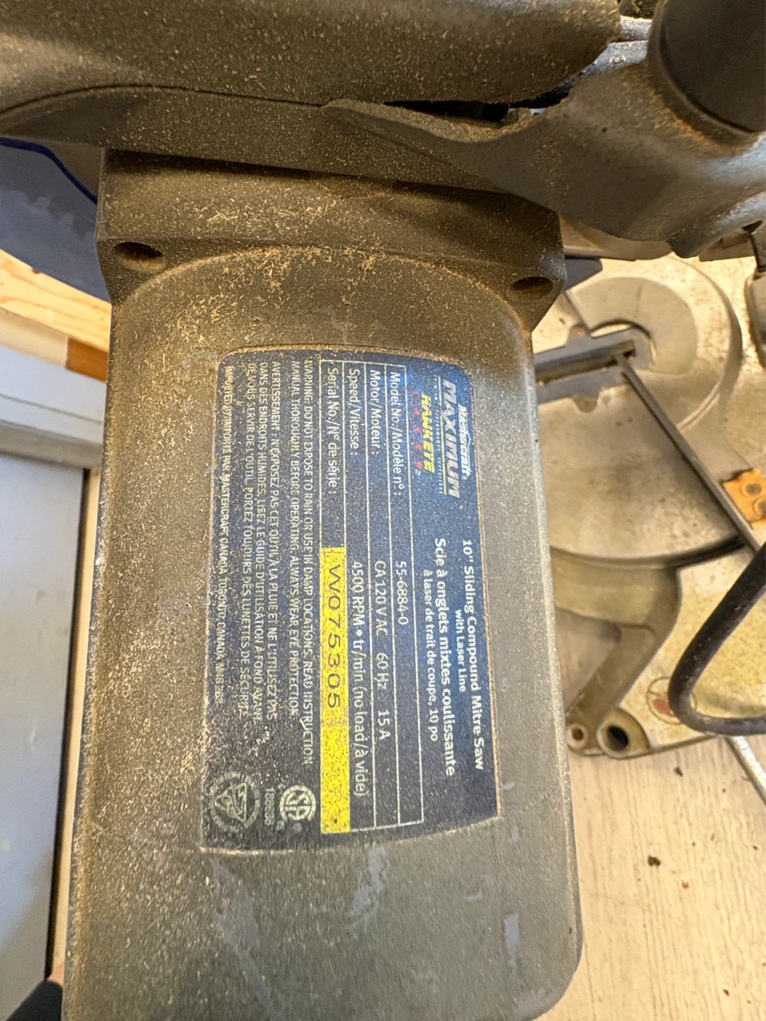 Mastercraft Maximum 10" Sliding Compound Mitre Saw - photo 3