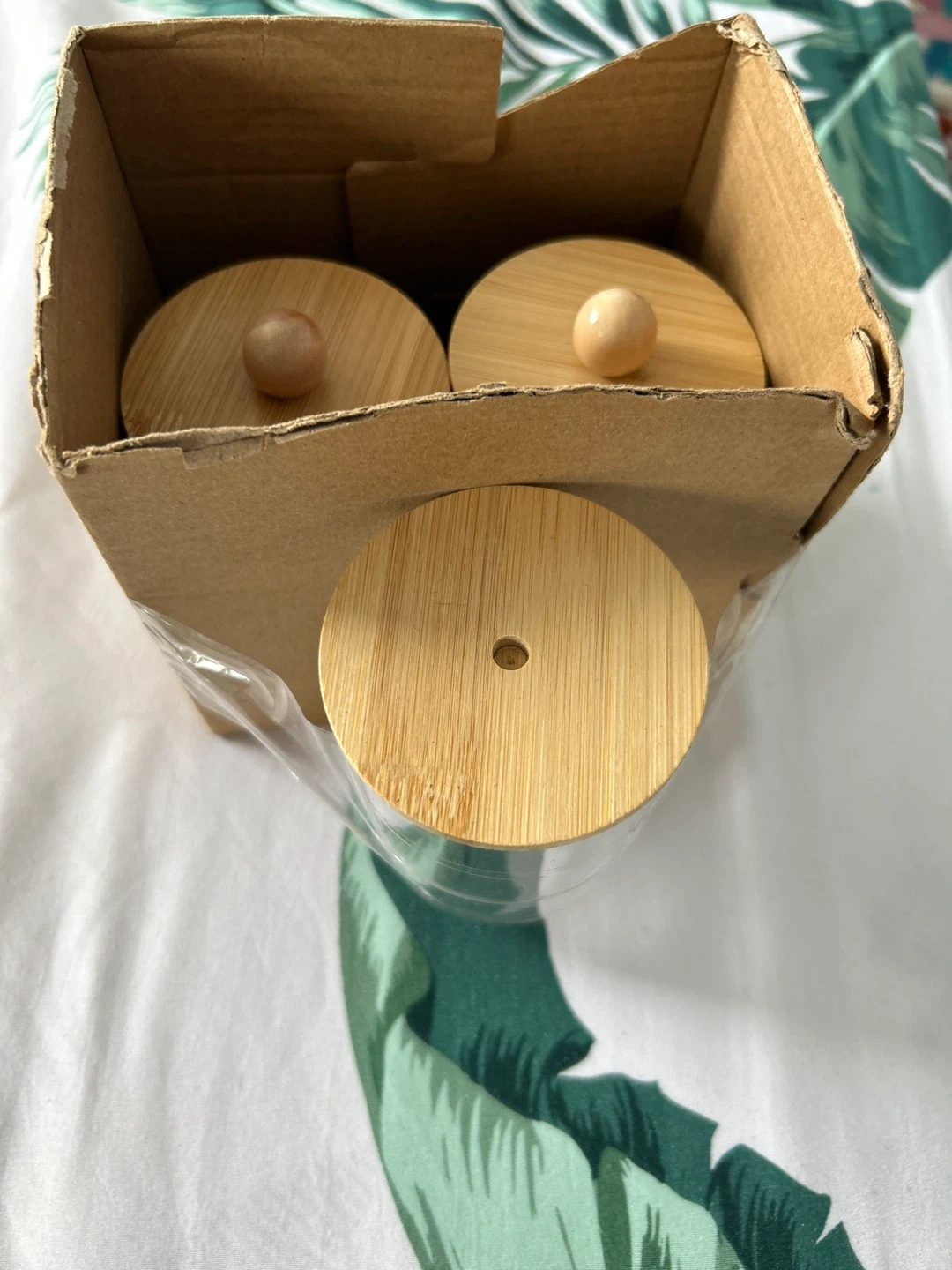plastic Jars with Bamboo Lids set ⚽️ - photo 5