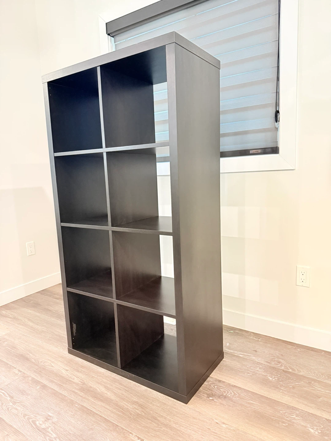 Dark Wood 8 compartments Storage Shelf - photo 2