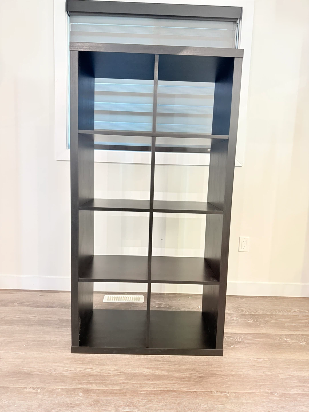 Dark Wood 8 compartments Storage Shelf
