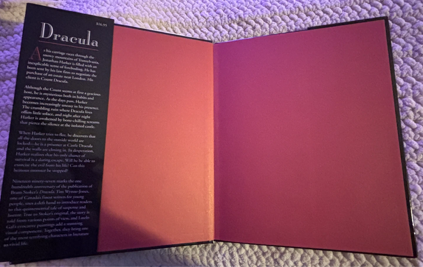 1st Ed Dracula by Bram Stoker Retold by Tim Wynne-Jones - photo 2
