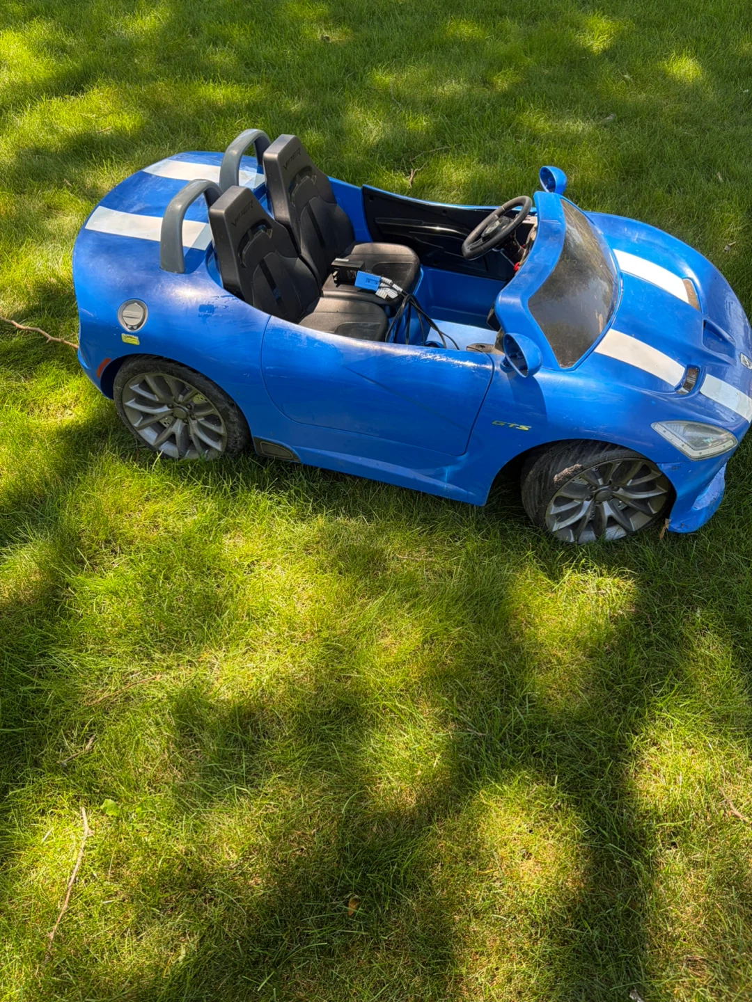 12 Volt Blue Ride-On Dodge Viper SRT Kids Car - photo 4