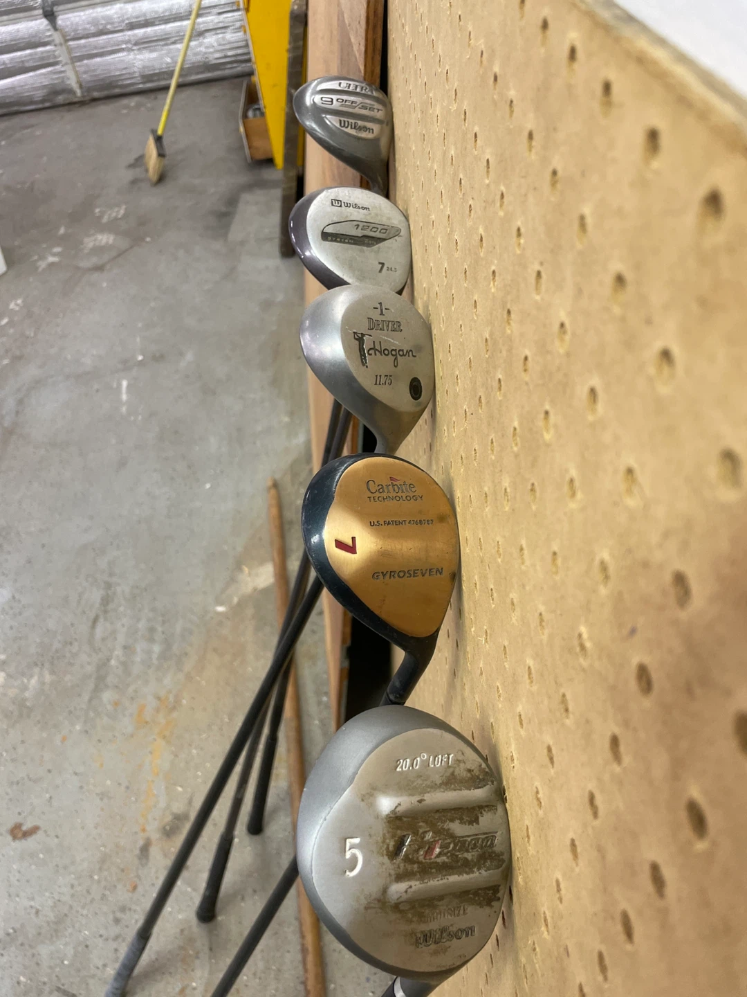 Wilson and Hogan Golf Clubs