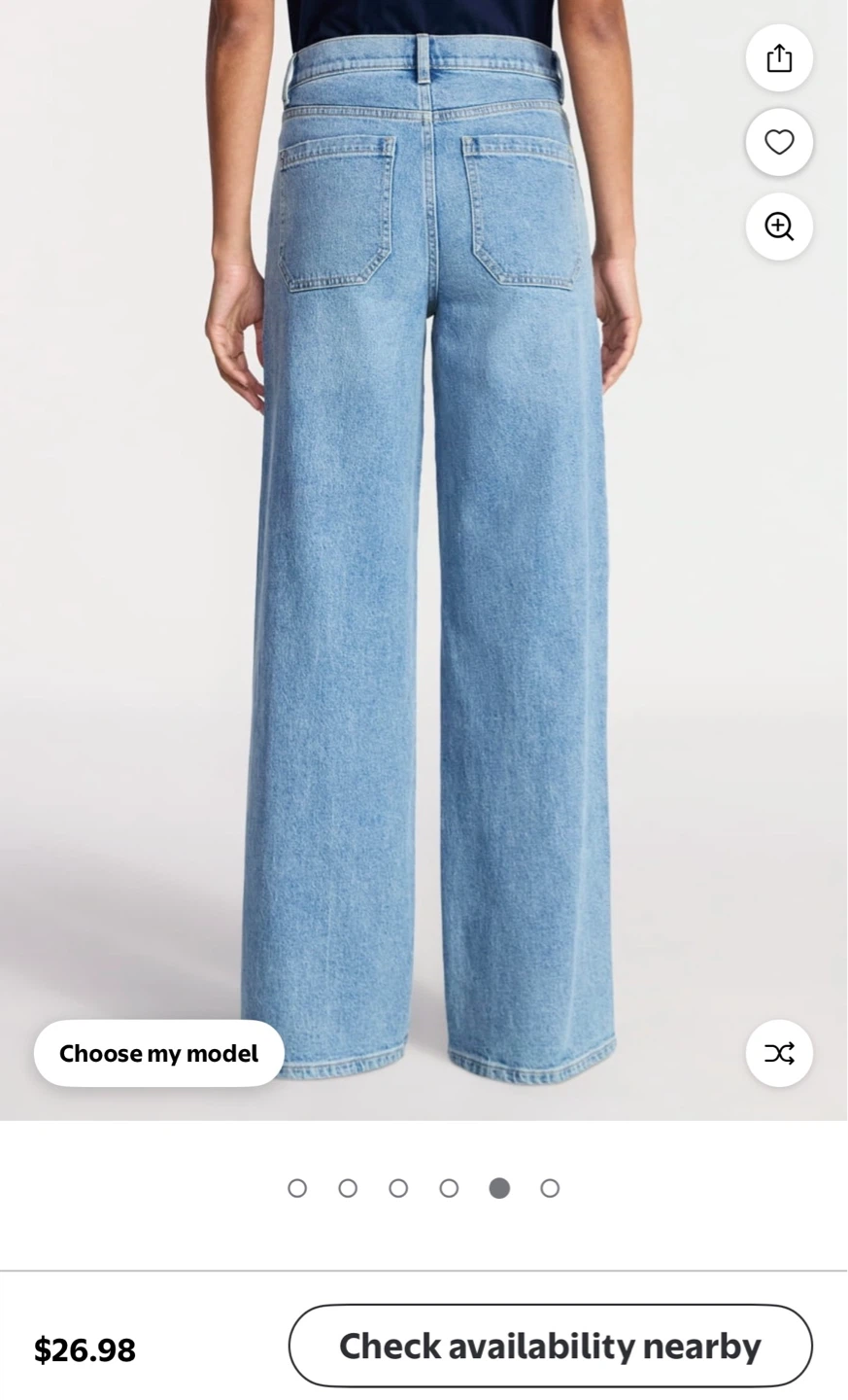 Women’s Wide Leg Jeans-size 4 - photo 2