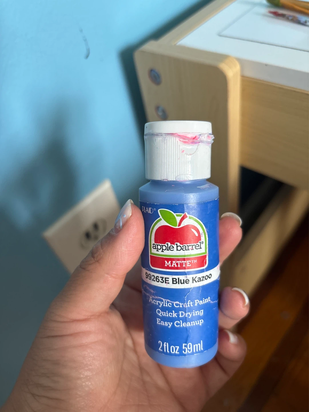 Apple Barrel Acrylic Craft Paint - Blue Kazoo, 2 oz⚽️