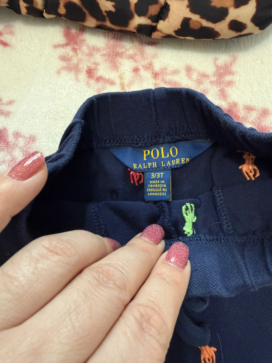 Kids Leopard Print Puffer Jacket & Polo Ralph Lauren Shorts Set - photo 5