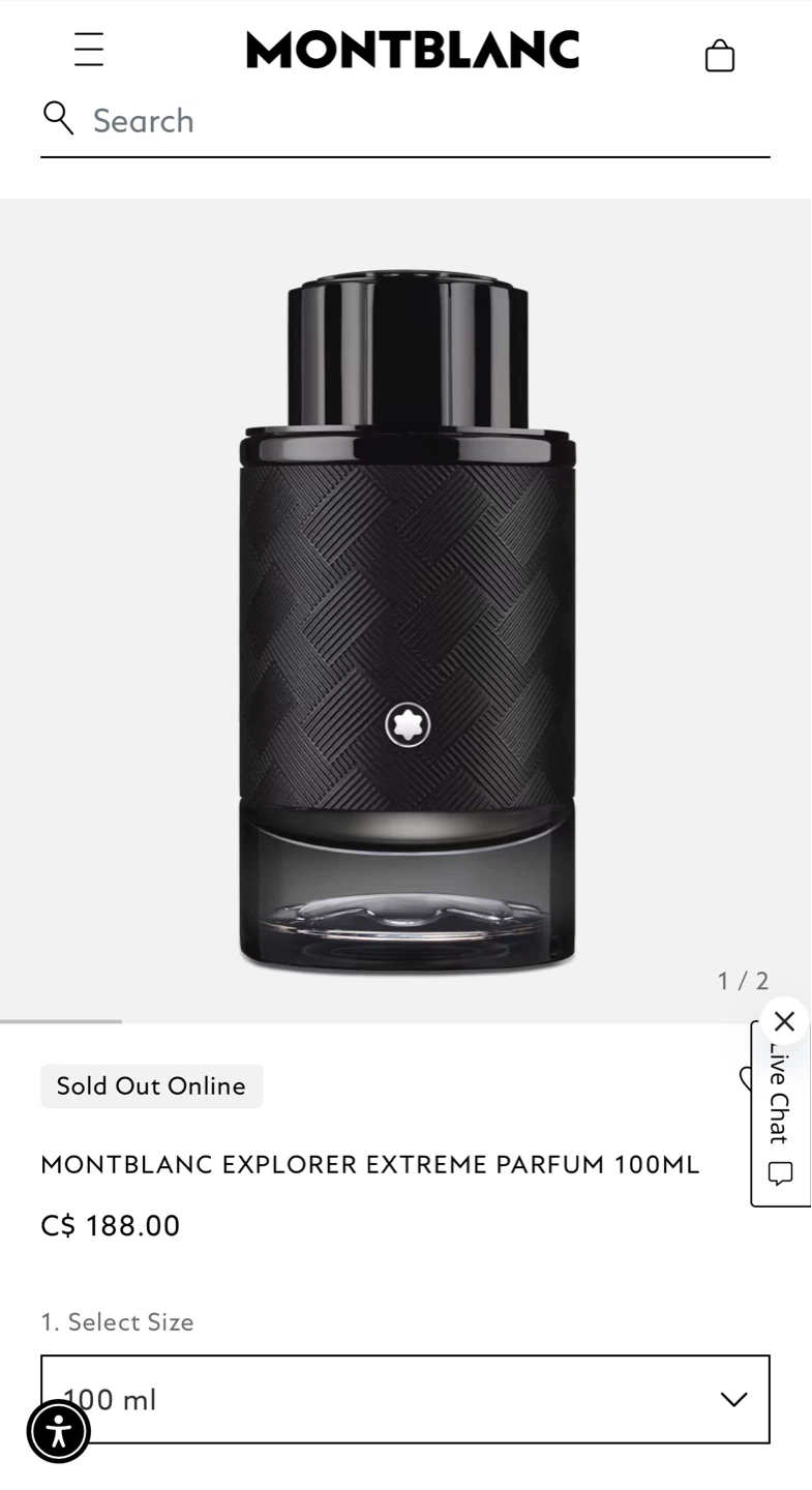 MONTBLANC EXPLORER EXTREME PARFUM 100ML ⚽️