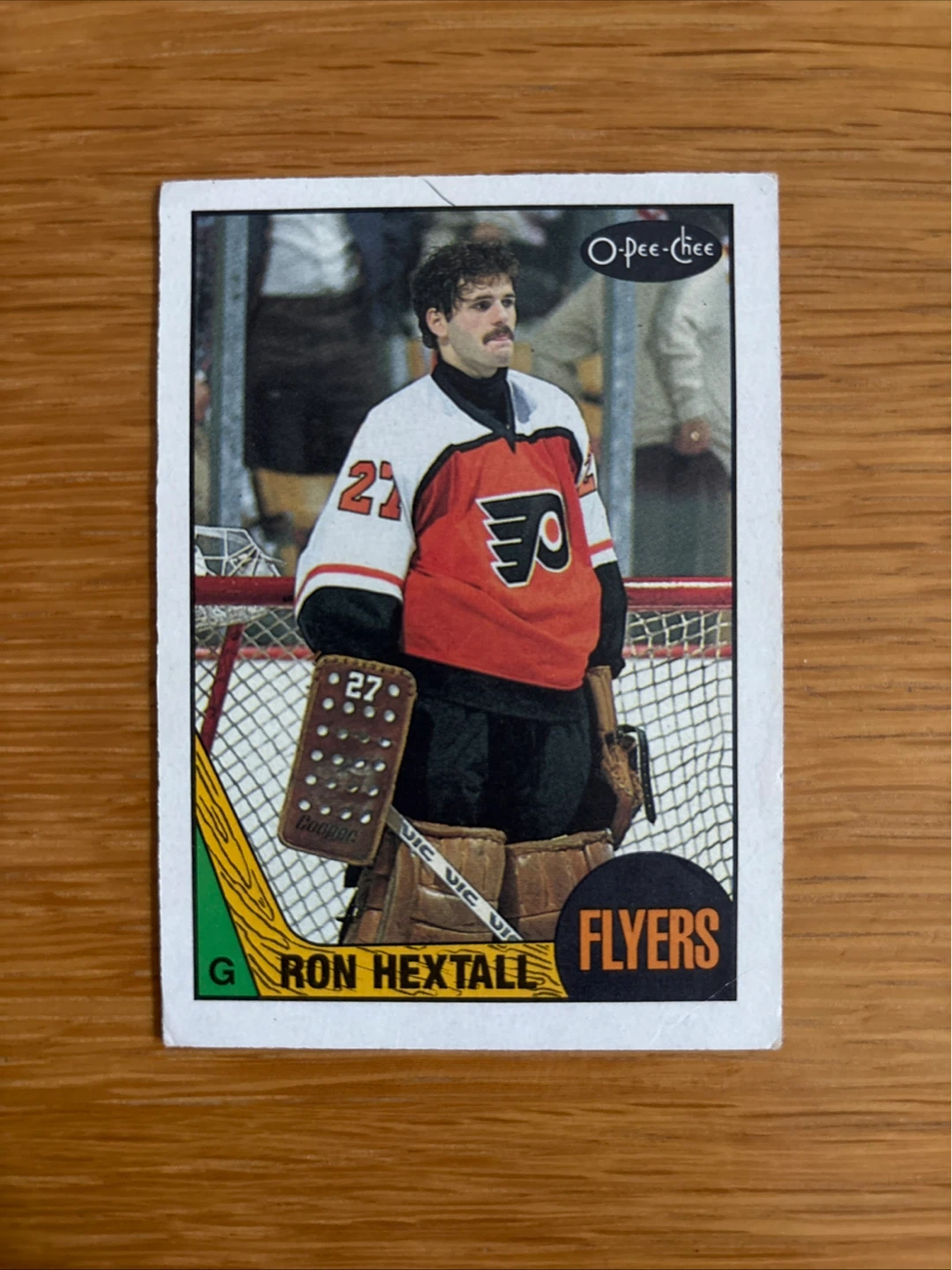 1987 O-Pee-Chee Ron Hextall Hockey Card
