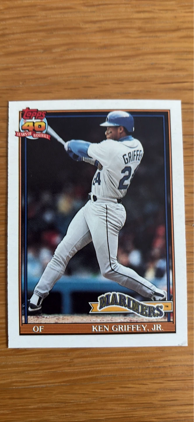 1990 Topps Ken Griffey Jr. Baseball Card