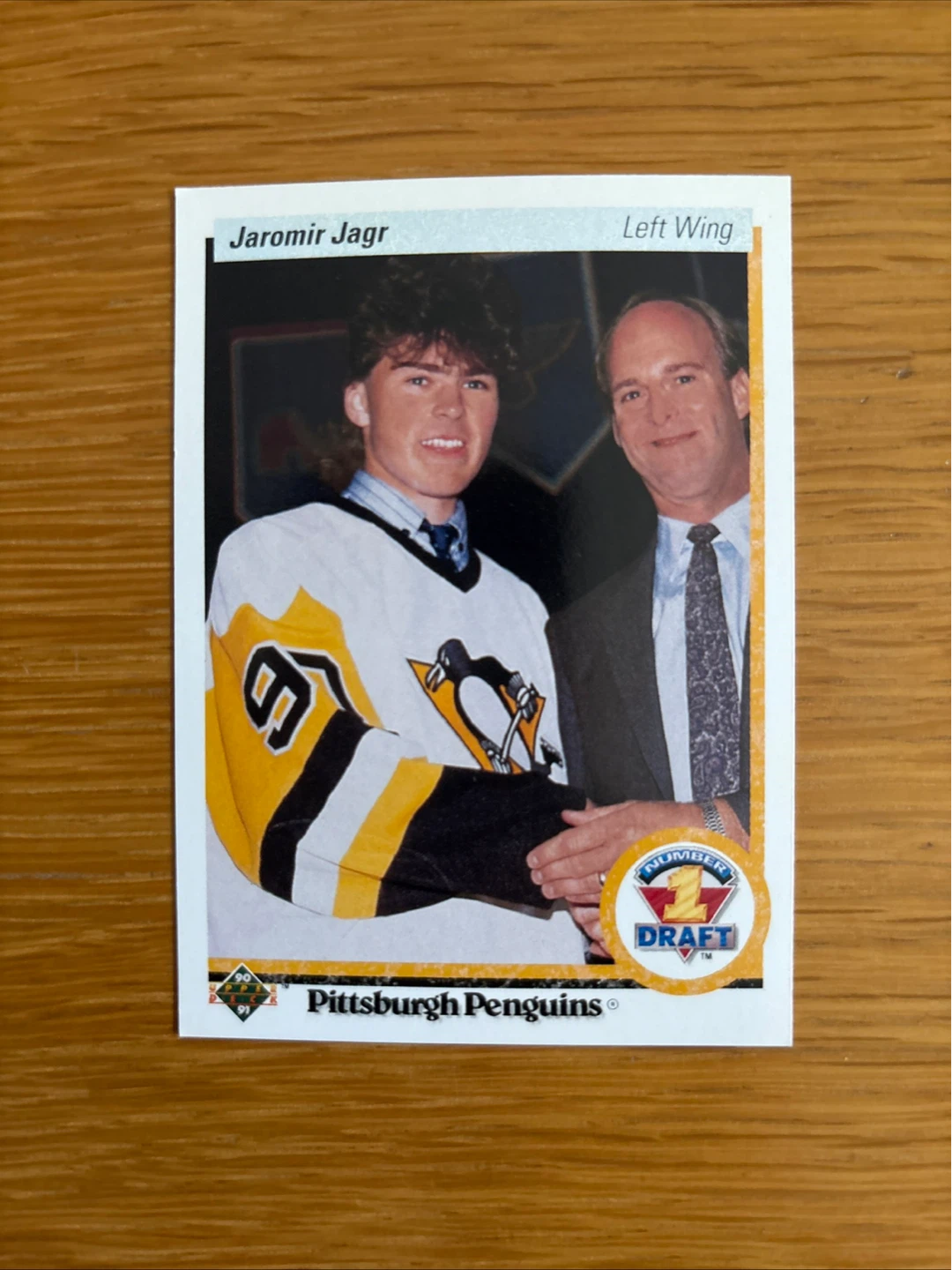 Jaromir Jagr Pittsburgh Penguins Hockey Card