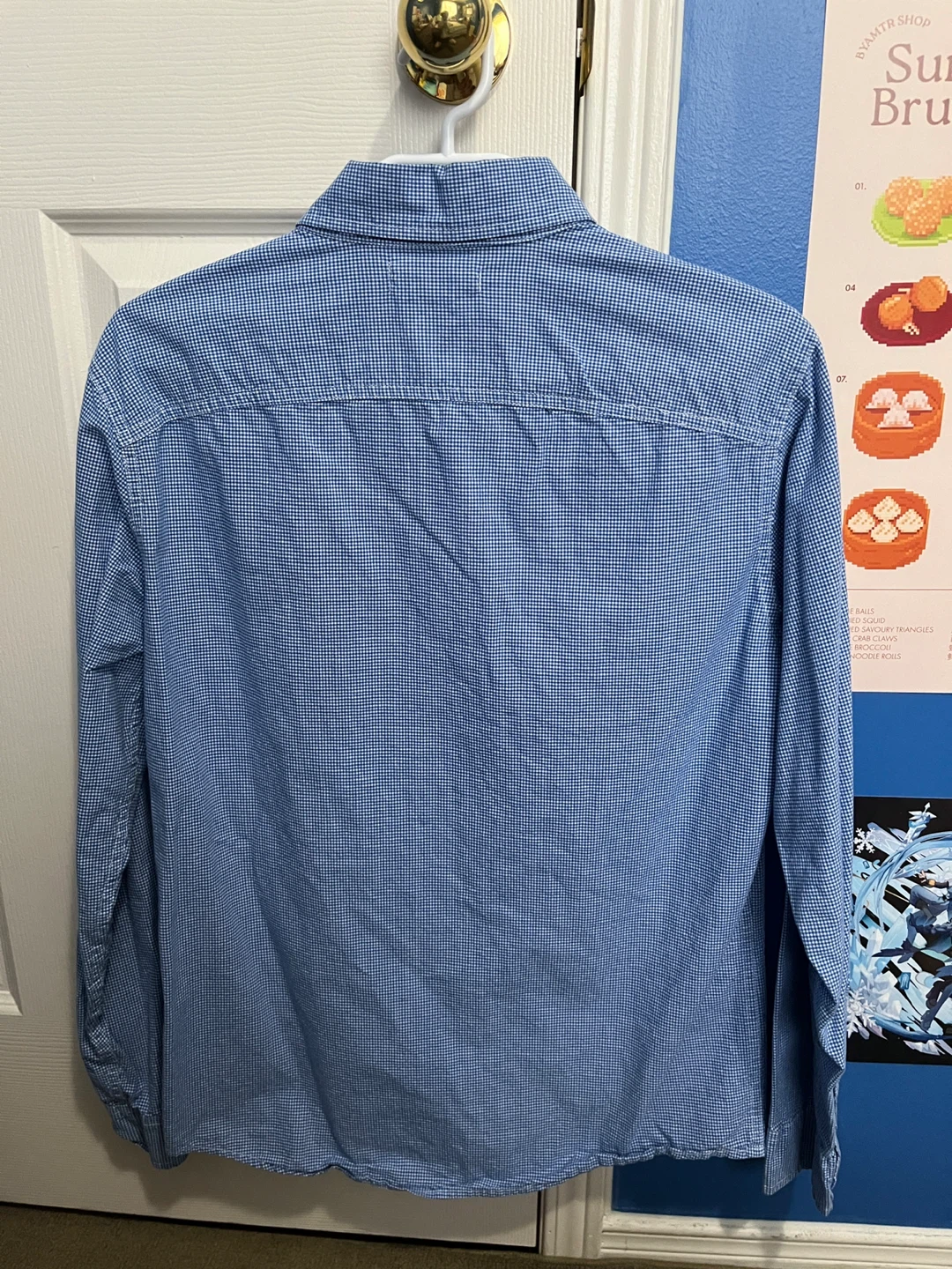 Hollister Blue Button-Up Shirt (Small) - photo 2