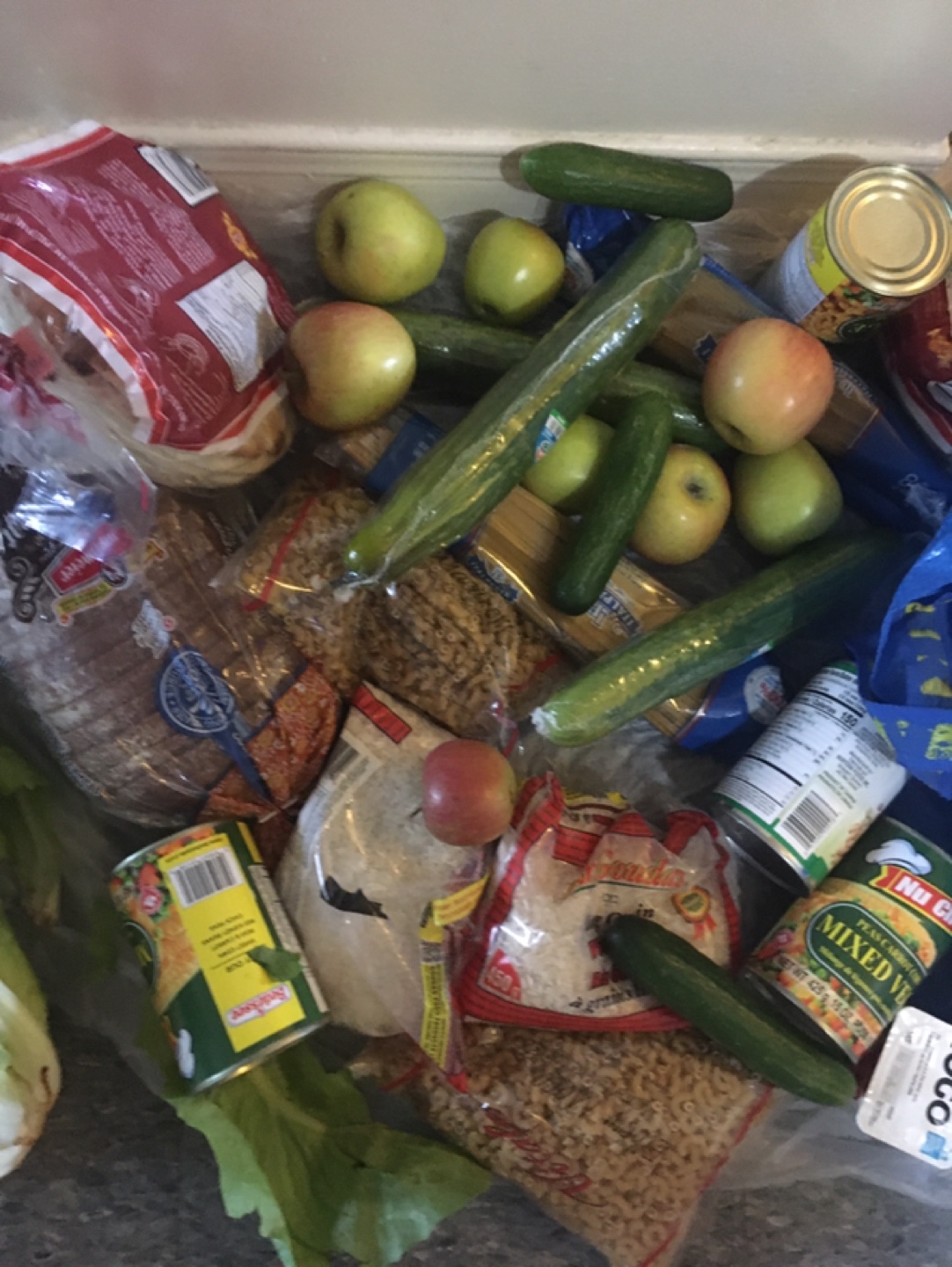 Assorted Groceries - Apples, Cucumbers, Potatoes, Onions & More - photo 2