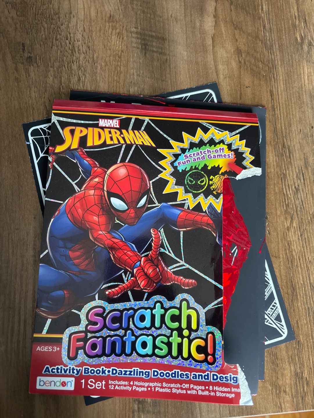 Marvel Spider-Man Scratch Fantastic Activity Book ⚽️