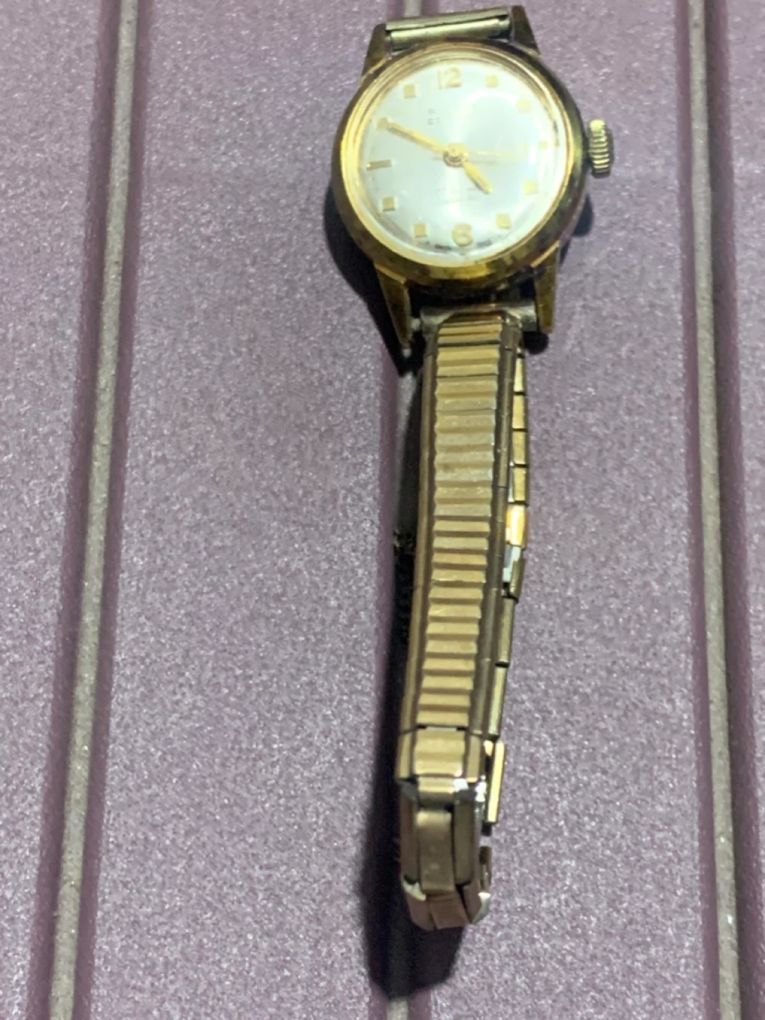 Rotary De Luxe 17 Jewels Watch gold col  lock strap - photo 3
