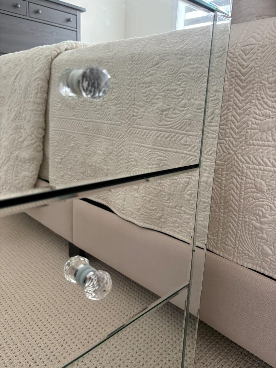 Structube RIA Mirrored Nightstands (Set of 2) - photo 3