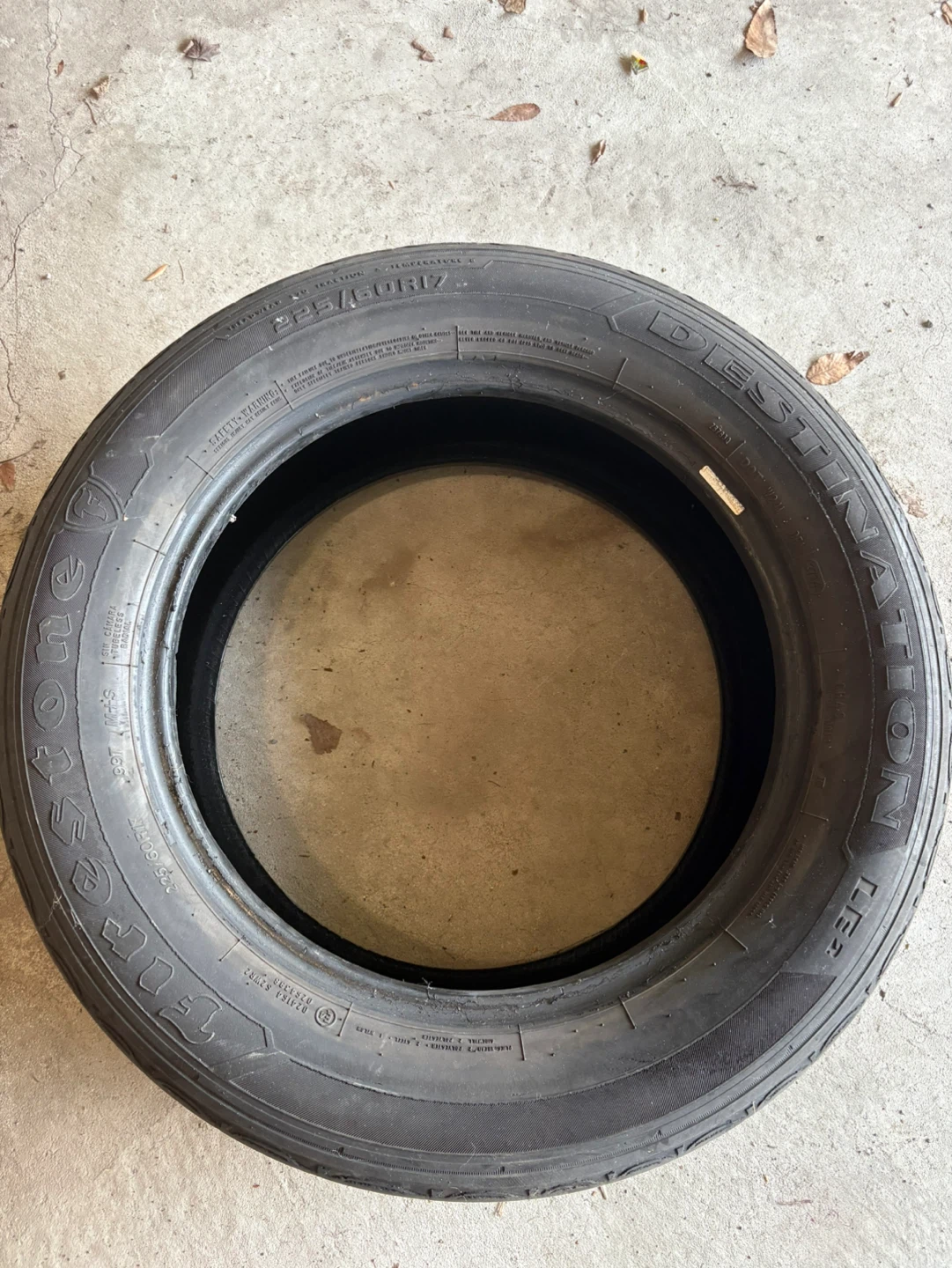 4x Firestone Destination LE2 Tires 225/60R17
