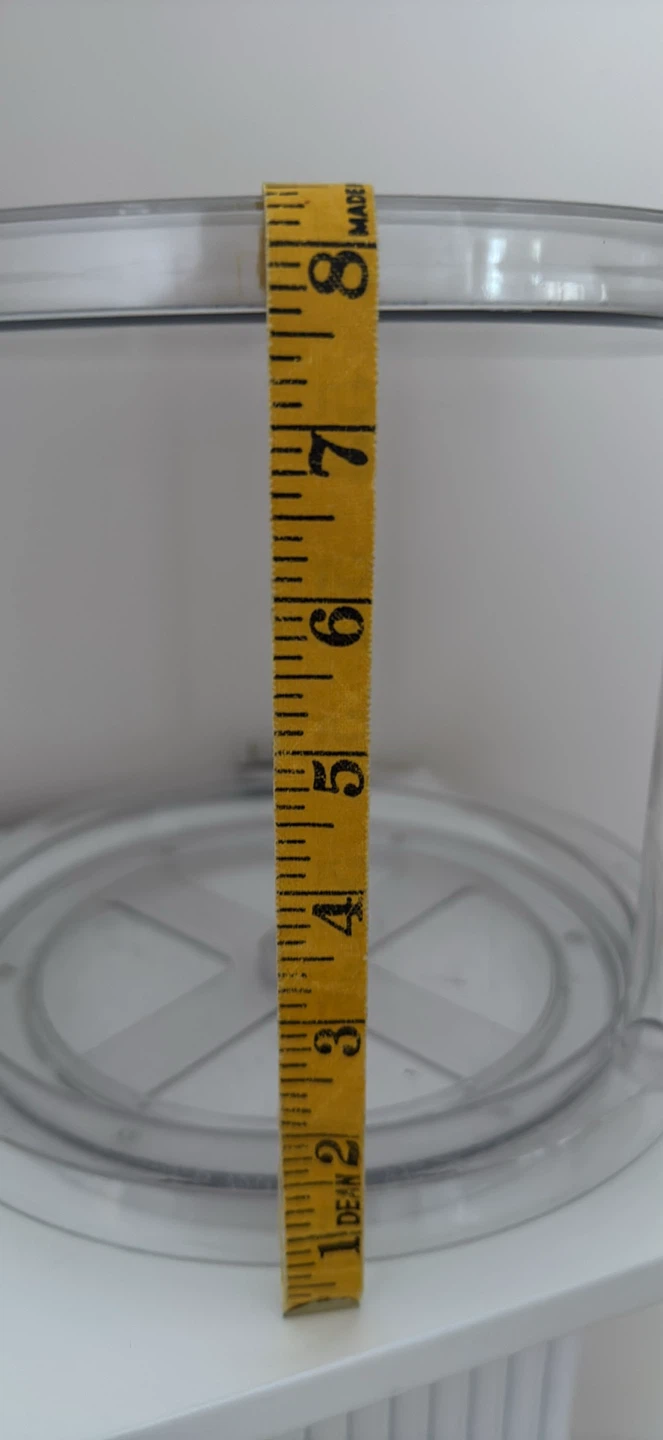 Clear Plastic Two-Tier Rotating Display Stand - photo 5