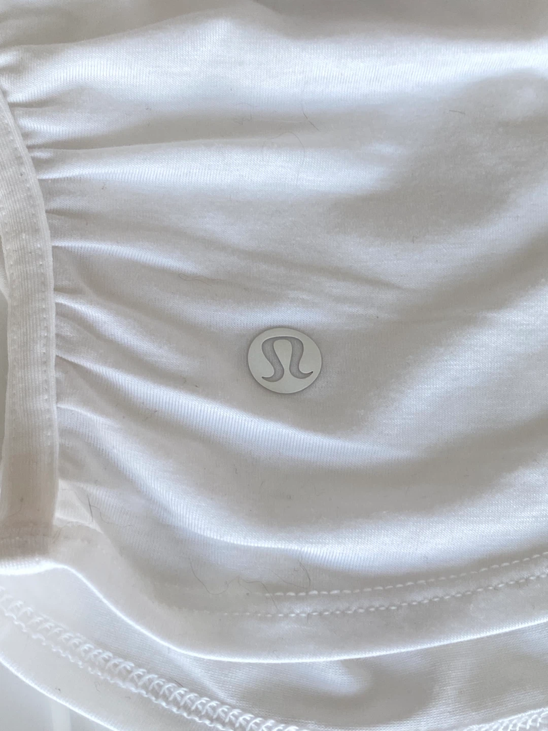 Lululemon athletica White Sleeveless Mock Neck Ruched Tank ⚽️ - photo 5