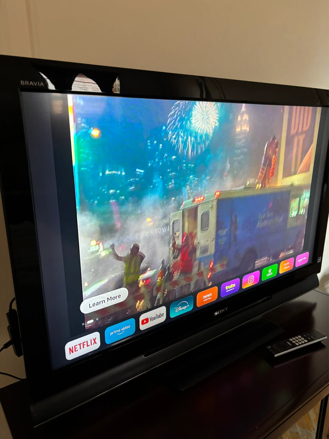 Sony Bravia Flat Screen TV with Remote