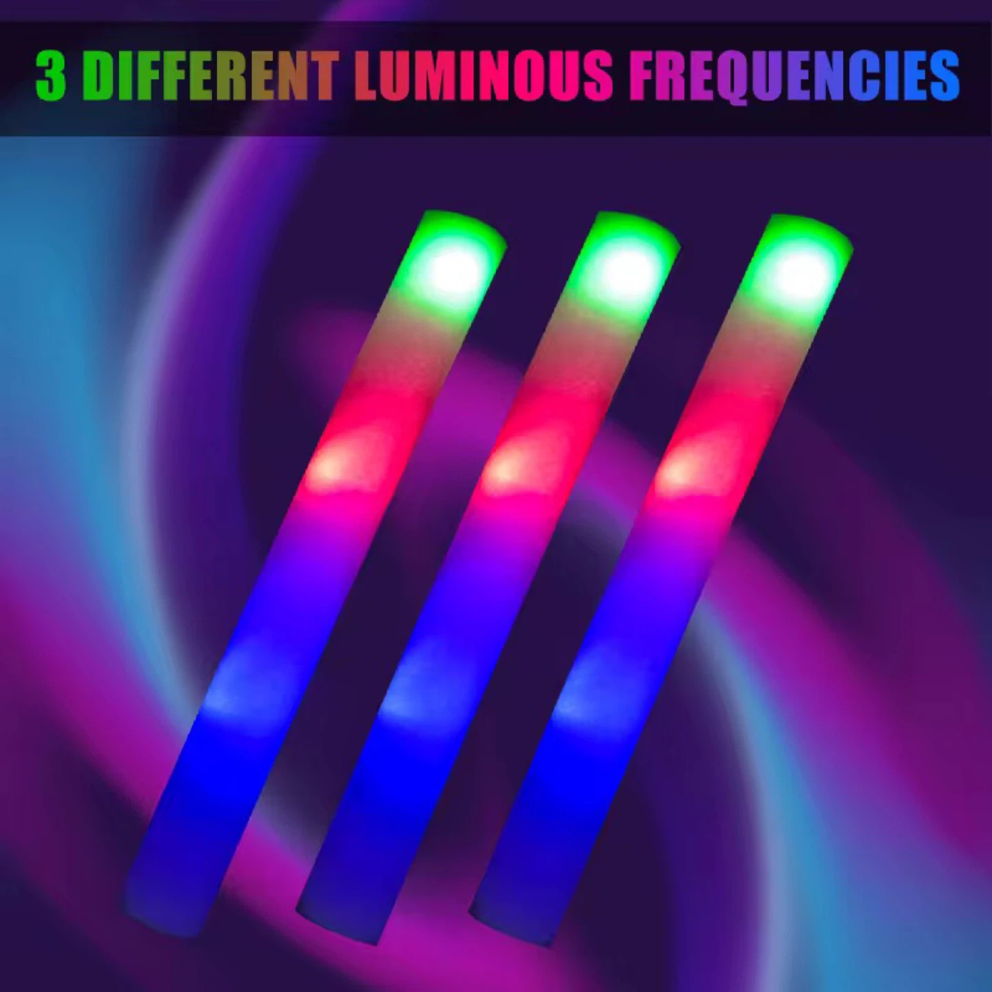 Foam led party sticks $2.00ea