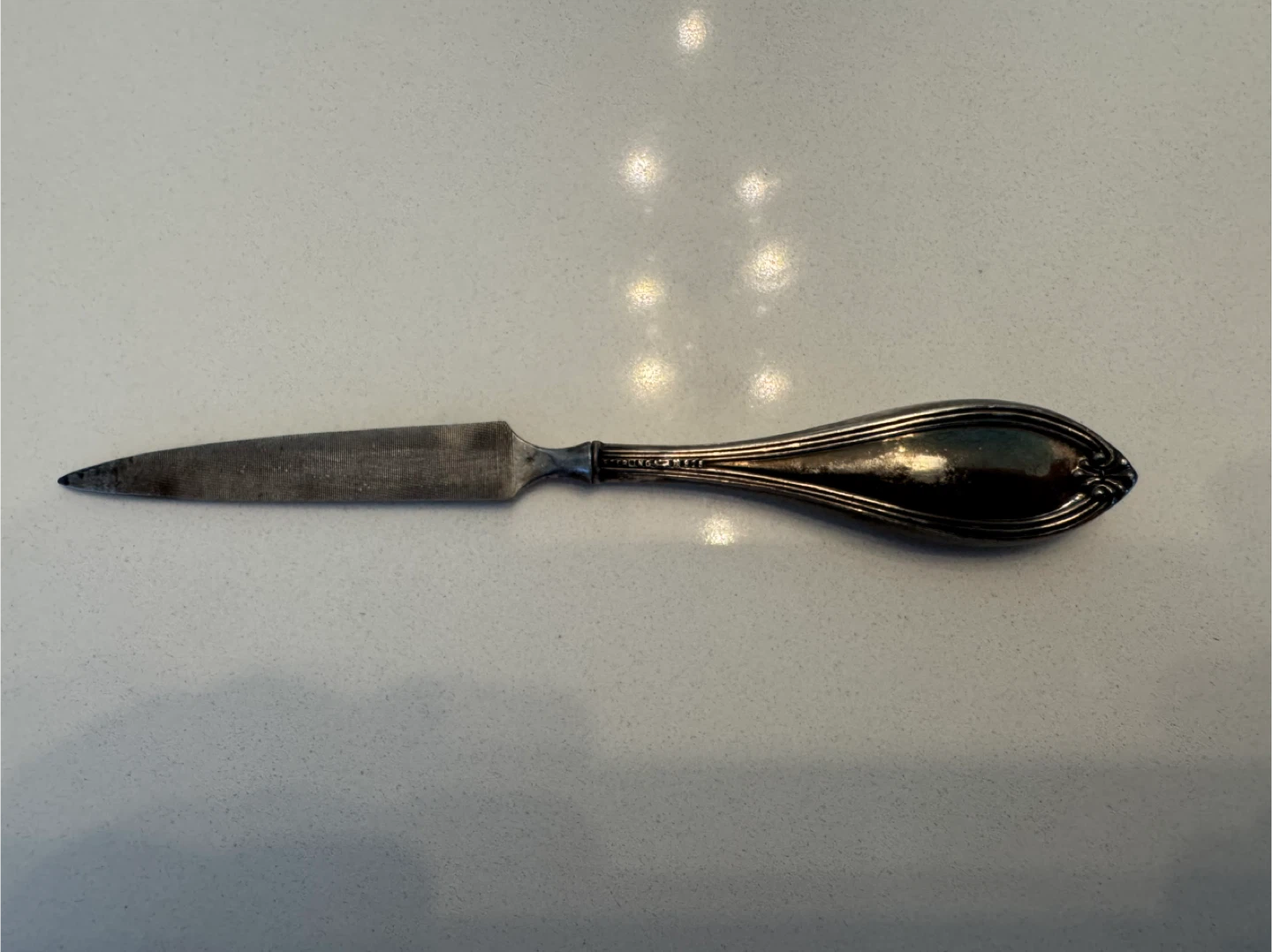 Antique Sterling Silver Handled Manicure File
