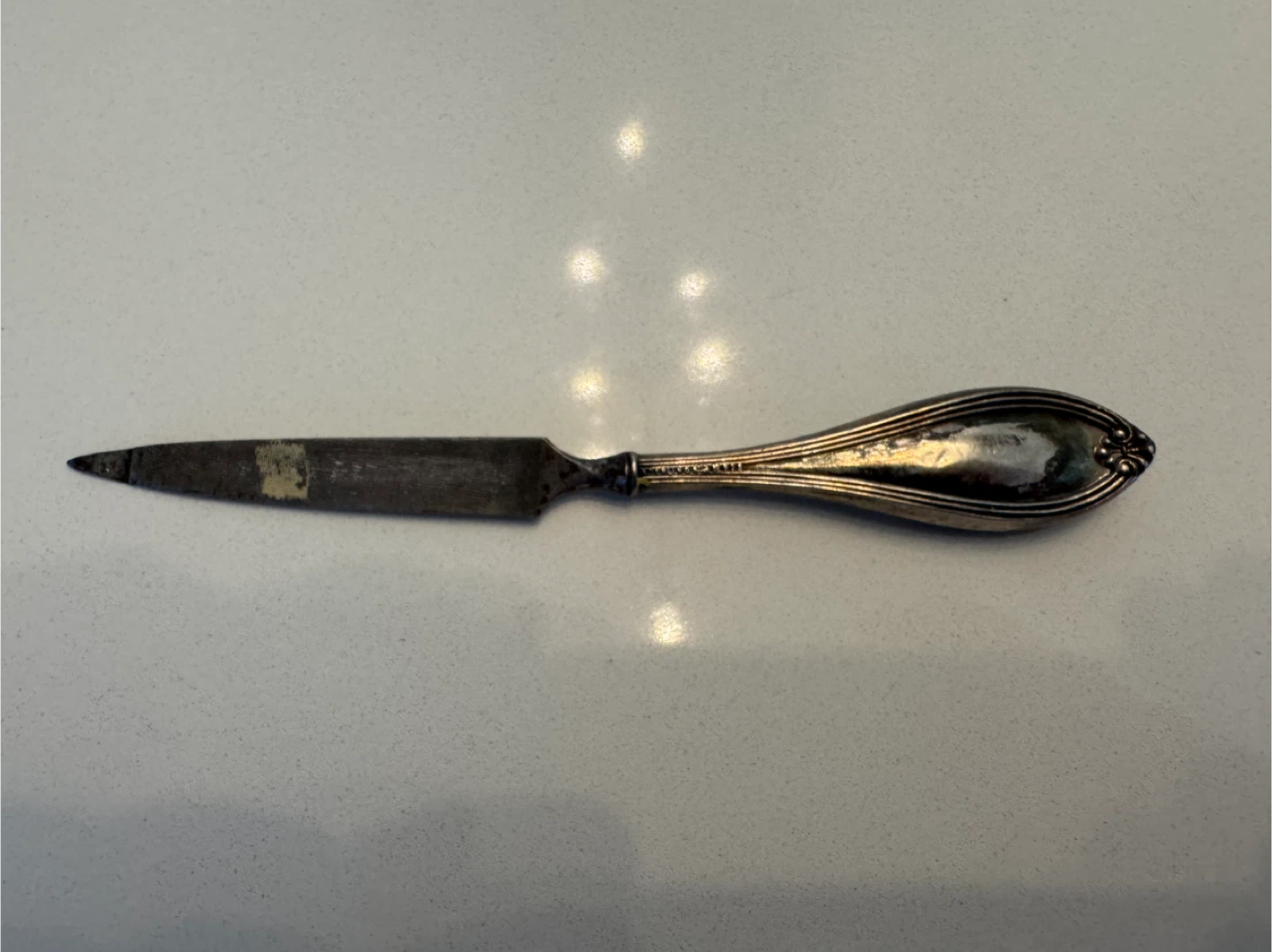 Antique Sterling Silver Handled Manicure File - photo 2