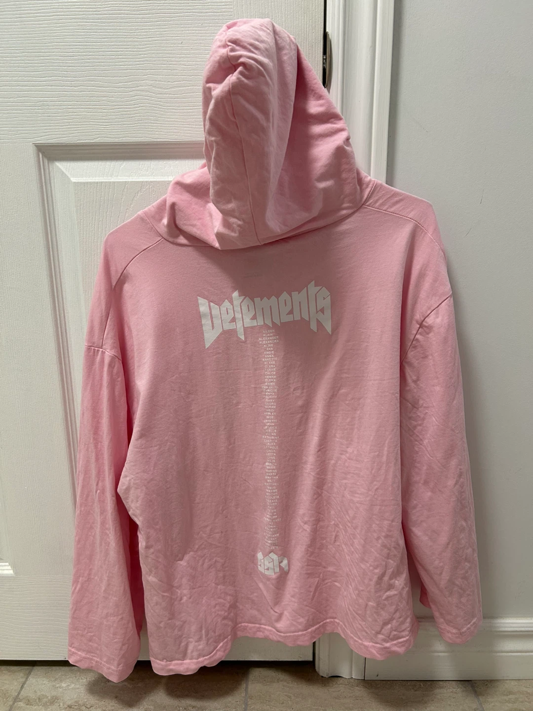 ⚽️ Preowned Staff Pink Hoodie SS7 Men’s Great Condition - photo 2