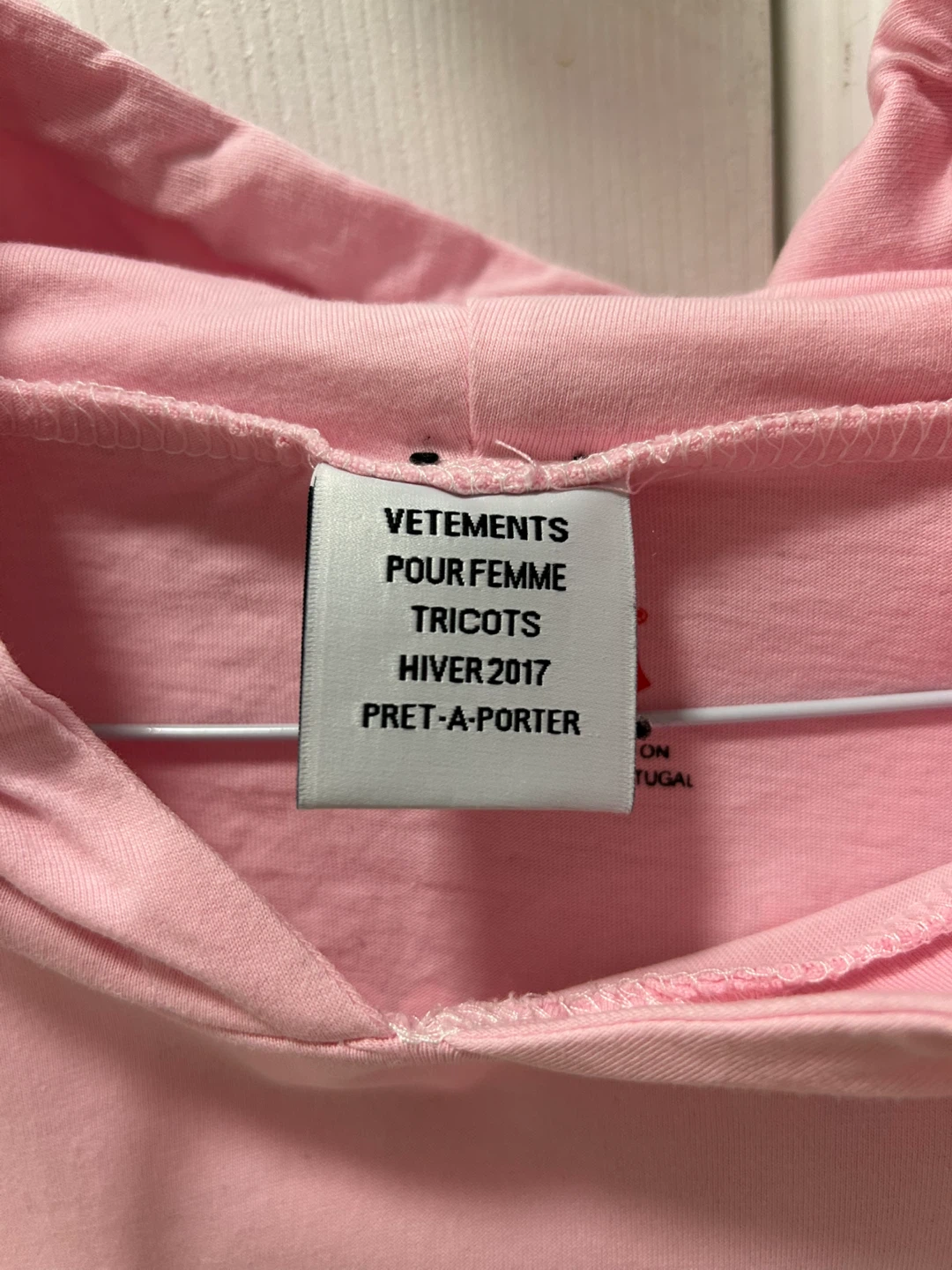 ⚽️ Preowned Staff Pink Hoodie SS7 Men’s Great Condition - photo 3
