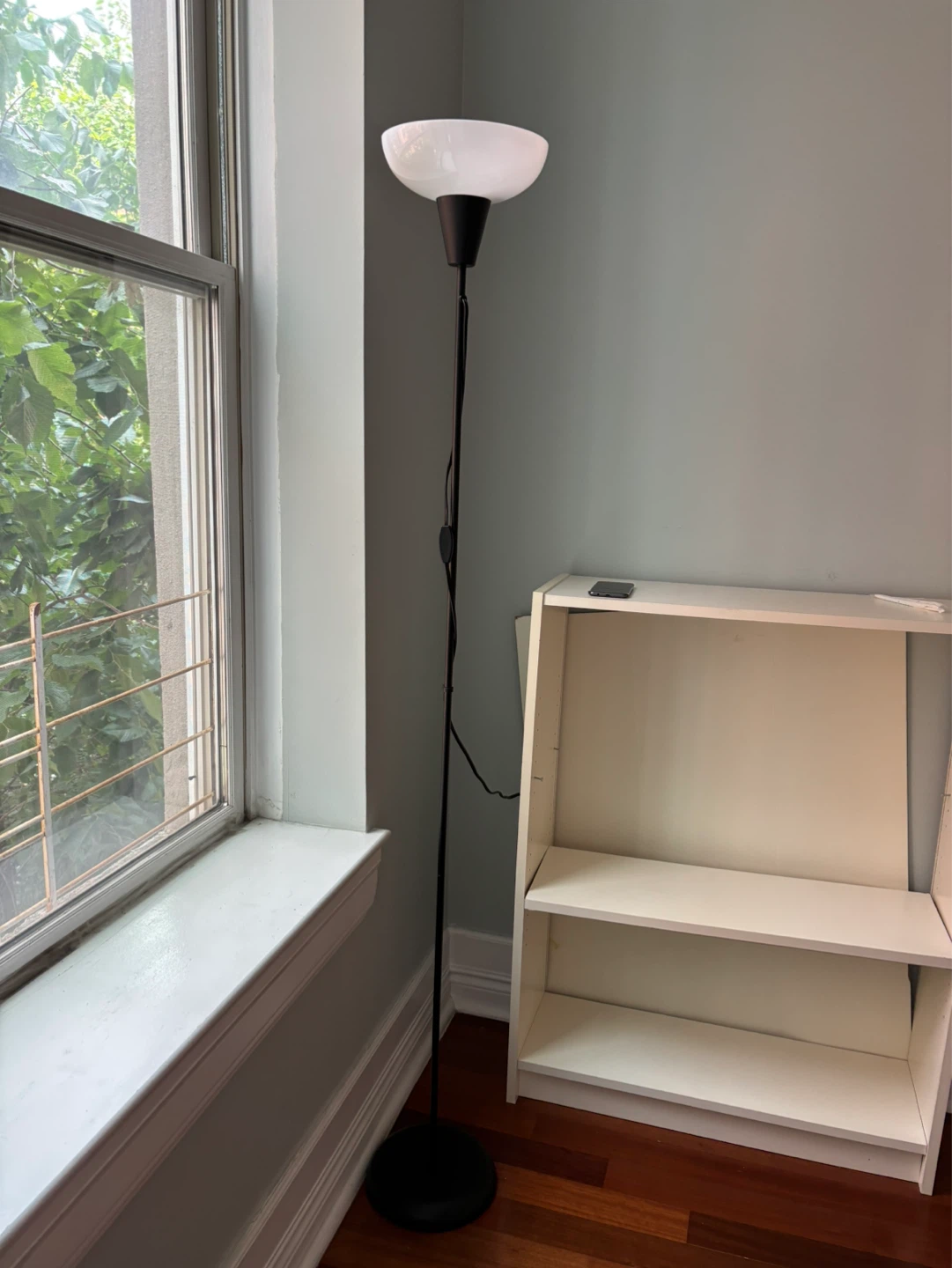 Floor Lamp with White Shade free