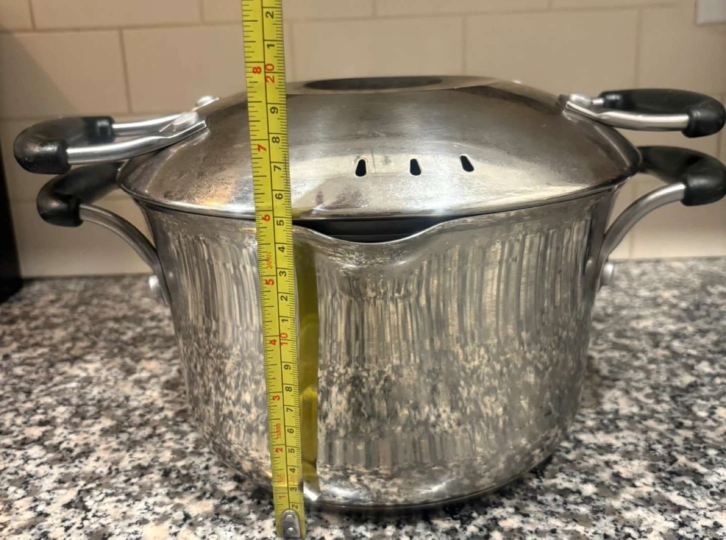 Stainless Steel Stock Pot with Lid - photo 2